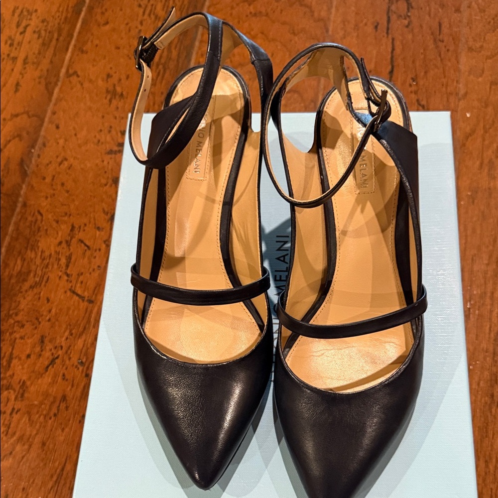 Antonio Melani Navy Blue Heels Leesan 8.5M